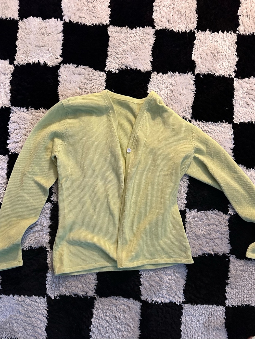Leggiadro lime green Knit Sweater